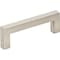 Elements 3" Center-to-Center Satin Nickel Square Stanton Cabinet Bar Pull 625-3SN - alternate 1